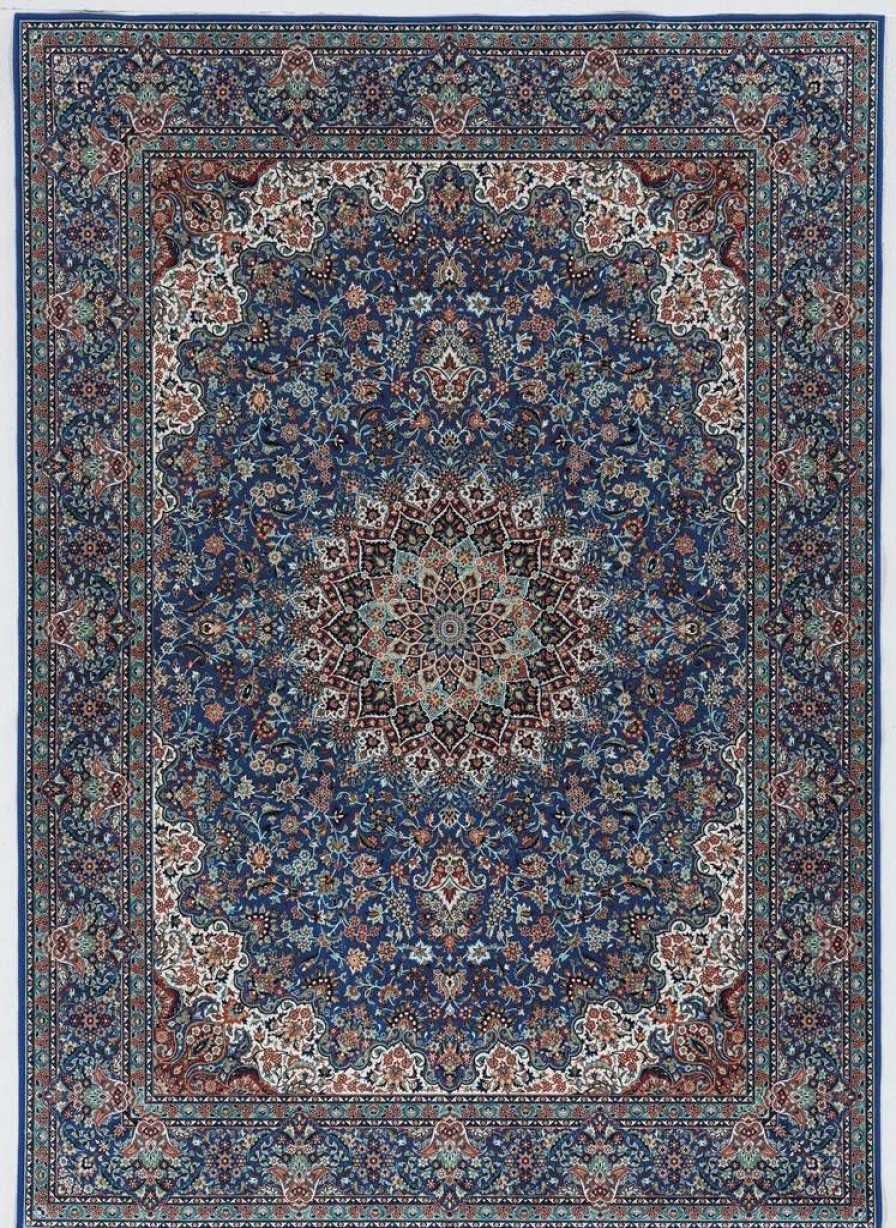 Rugs * | Online Sales Emerald Klein Blue & Ivory 2.2 3.2 Linon Home Decor Rugem3423