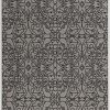 Rugs * | Top Sellers Capri Iforum Gray & Black 6.5 9.3 Linon Home Decor Rugbc10971