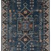 Rugs * | Special Washable Larson Navy/Ivory 3 5 Linon Home Decor Rugwr0735