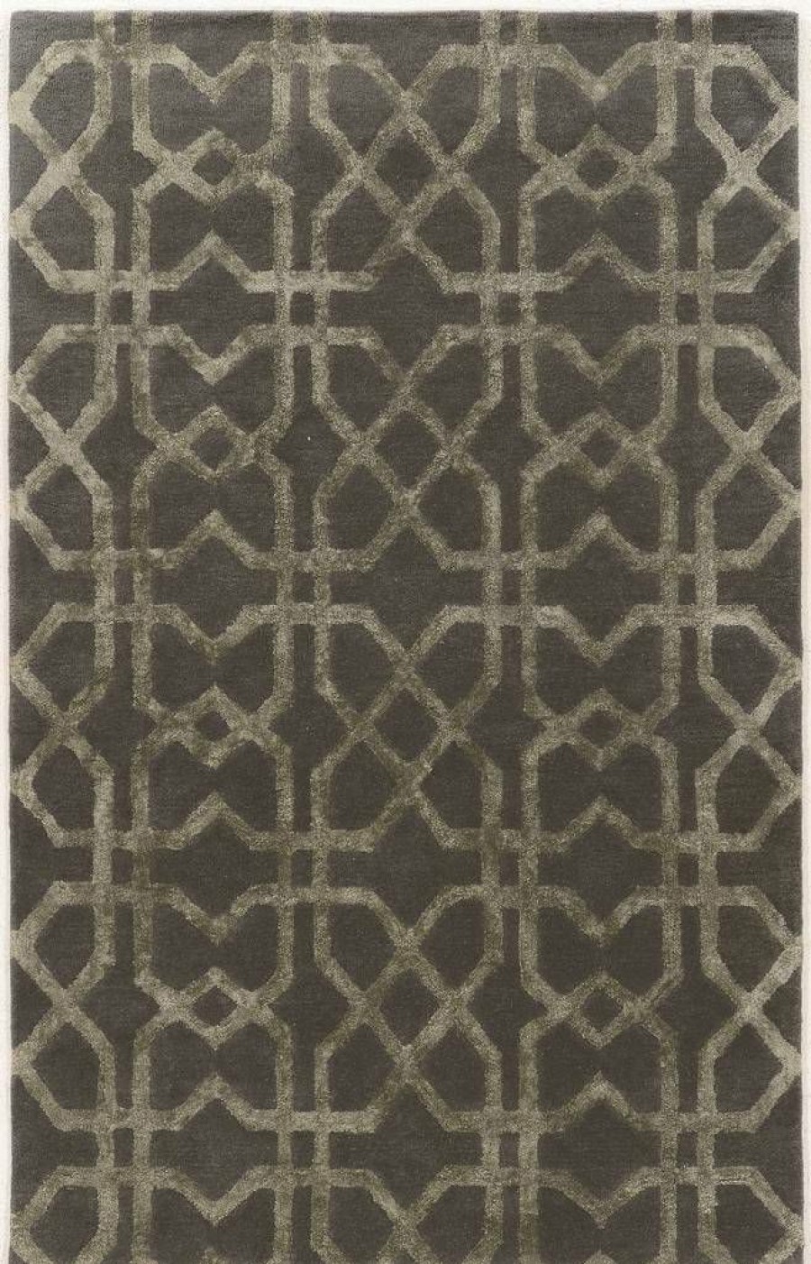 Rugs * | Online Store Aspire Wool Xs Slate 2 3 Linon Home Decor Rugae2623