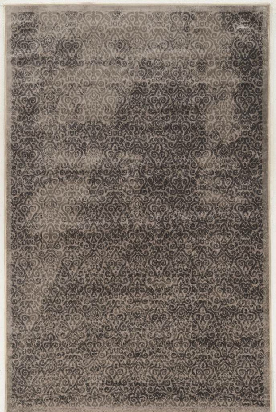 Rugs * | Closeout Sale Vintage Luster Grey & Charcoal 2 3 Linon Home Decor Rugvt1323