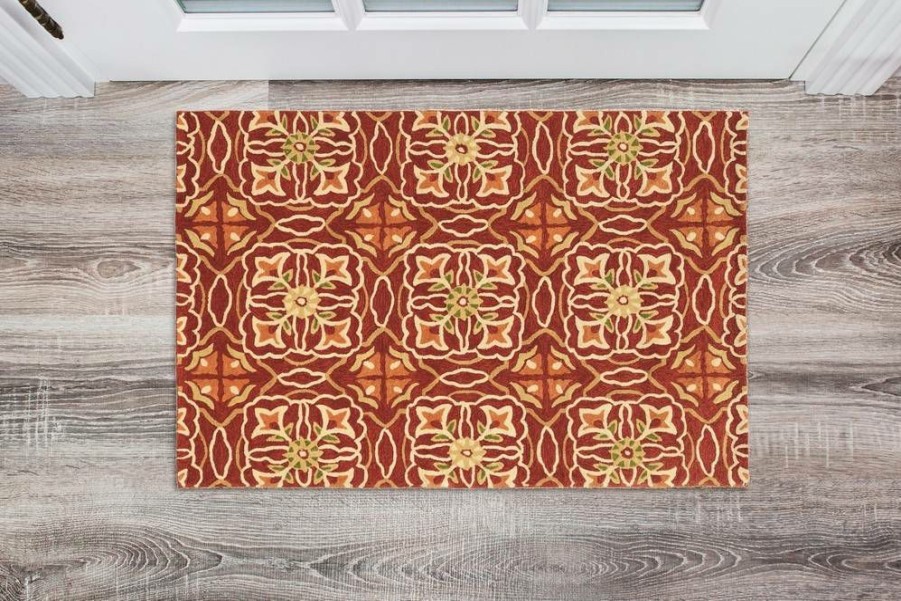 Rugs * | Online Sales Trio Ikat Ivory & Grey 1.10 2.10 Linon Home Decor Rugta41623