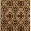 Rugs * | High Quality Elegance Emily Beige & Burgundy 2 3 Linon Home Decor Rugee32623