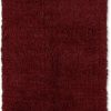 Rugs * | Online Store 3A Flokati 2000Gr Burgundy 3 5 Linon Home Decor Flk-3Am0335