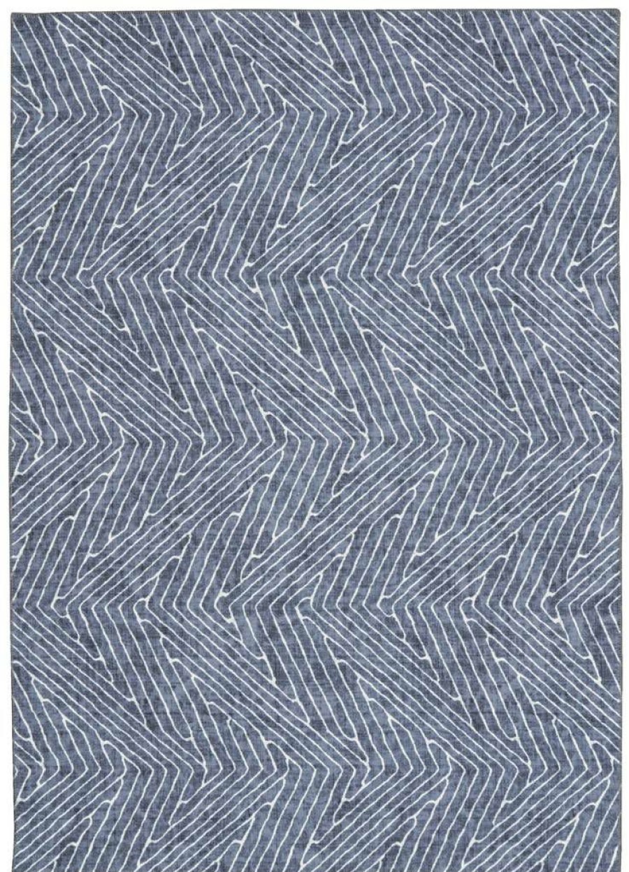 Rugs * | Crazy Deals Washable Fuller Grey/Ivory 2 3 Linon Home Decor Rugwr3623