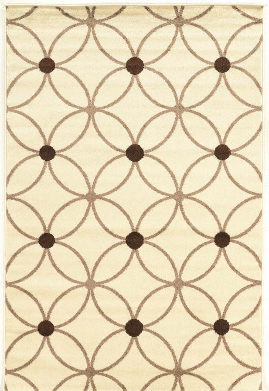 Rugs * | Special Claremont Cylinder Ivory & Beige 2 3 Linon Home Decor Rugct1823