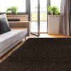 Rugs * | Closeout Sale 3A Flokati 2000Gr Cocoa 7 10 Linon Home Decor Flk-3Am0571