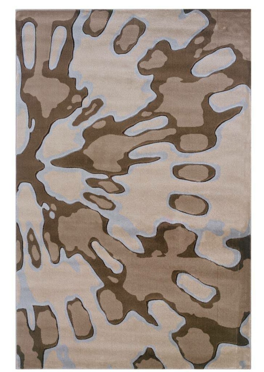 Rugs * | Classical Milan Tybee Ivory & Brown 1.10 2.10 Linon Home Decor Rug-Mn0723