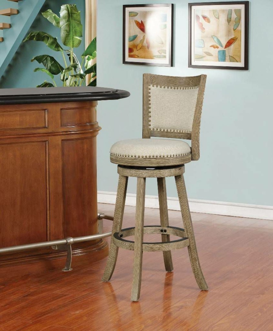 Bar * | Special Tift Gray Bar Stool Linon Bs221Gry01U