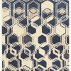 Rugs * | Quick Delivery Aspire Wool Impose Ivory & Navy 2 3 Linon Home Decor Rugae0623