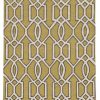 Rugs * | Online Sales Trio Sariya Yellow & Grey 1.10 2.10 Linon Home Decor Rugta55723