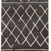 Rugs * | Online Sales Marrakech Zip Grey & Ivory 2 3 Linon Home Decor Rugmk0223