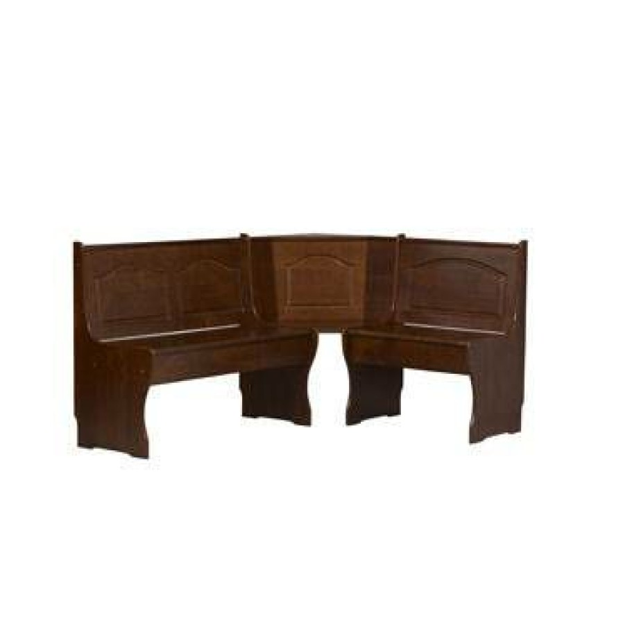 Kitchen & Dining * | Quick Delivery Chelsea Walnut Corner Unit Only Linon 90366Wal-01-Kd-U