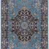 Rugs * | Crazy Deals Emerald Martin Blue & Navy 6.7 9.7 Linon Home Decor Rugem2571