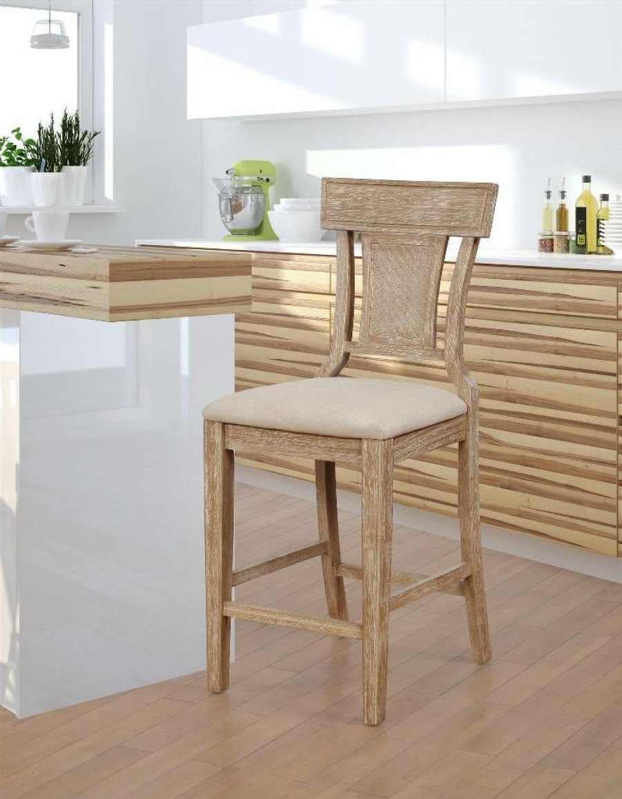 Bar * | Quick Delivery Rylan Counter Stool Linon Cs231Nat01U