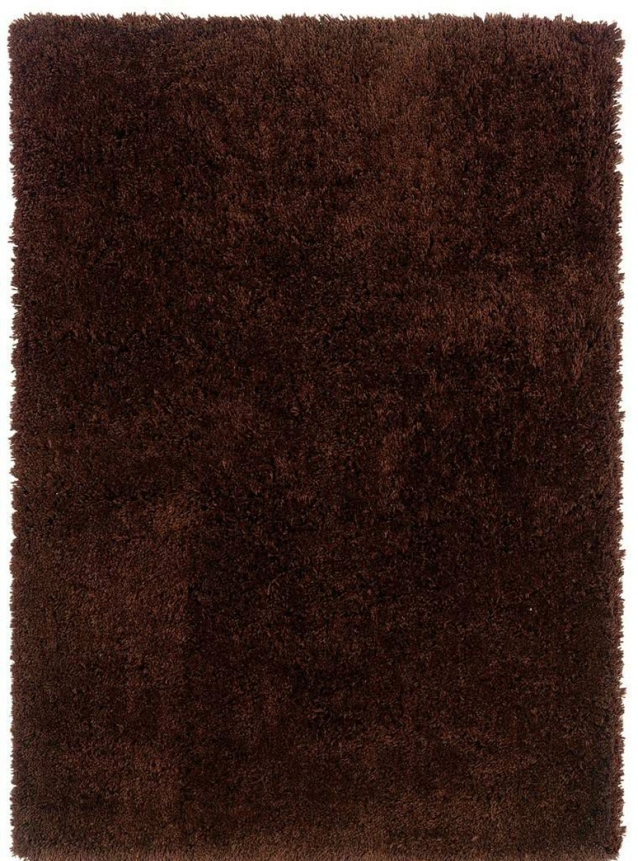 Rugs * | Special Style Copenhagenshag Chocolate 1.10 2.10 Linon Home Decor Rug-Cn0823