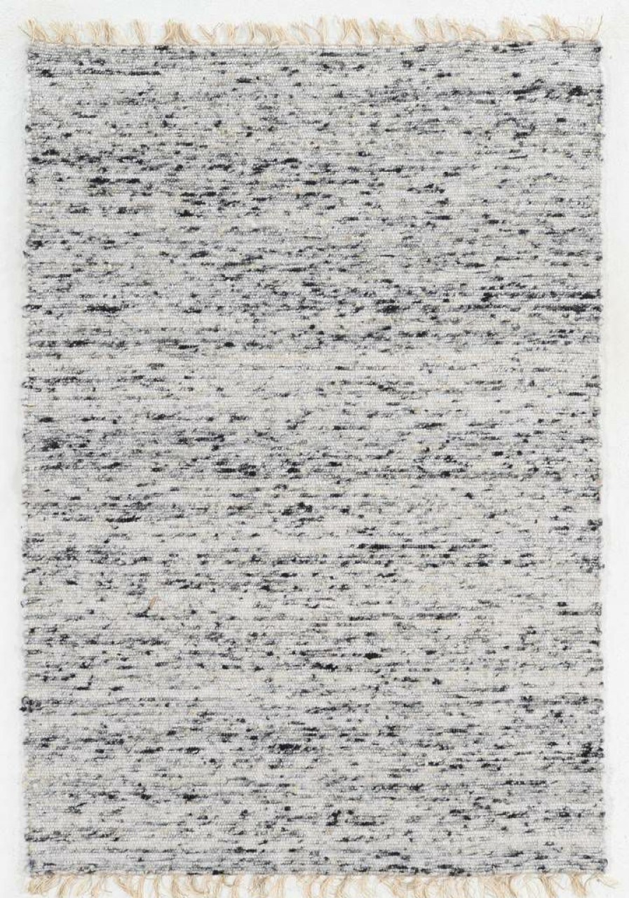 Rugs * | Special Style Verginia Berber Natural & Black 3.5 5.5 Linon Home Decor Rug-Ve21146