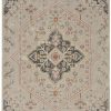 Rugs * | Attractive Great Zero Rollins Ivory & Navy 3 5 Linon Home Decor Ruggz0635