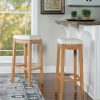 Bar * | Best Sellers Claridge Rustic Striped Bar Stool Linon Bs230Flk01U