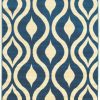 Rugs * | Online Store Claremont Drops Blue & Ivory 2 3 Linon Home Decor Rugct2123