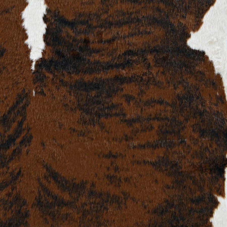 Rugs * | Fashion Faux Cow Hide Ex Brindle Linon Home Decor Rugfchexwb