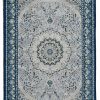 Rugs * | Online Sales Emerald Paulson Cream & Blue 3.3 5 Linon Home Decor Rugem0335