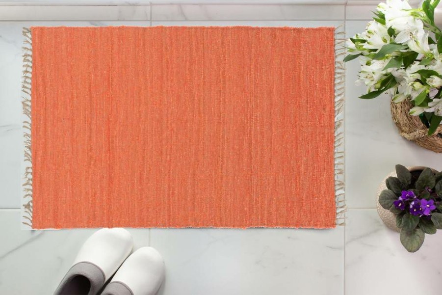 Rugs * | Fashion Verginia Berber Coral 1.10 2.10 Linon Home Decor Rug-Ve21823