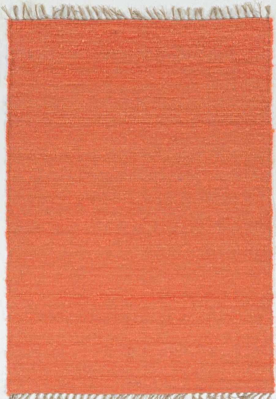 Rugs * | Fashion Verginia Berber Coral 1.10 2.10 Linon Home Decor Rug-Ve21823