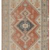 Rugs * | Online Sales Great Zero Lofton Ivory & Rust 3 5 Linon Home Decor Ruggz0135