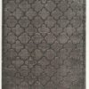 Rugs * | Fashion Platinum Trellis 2 Grey & Ltgrey 2 3 Linon Home Decor Rugpm1923