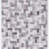 Rugs * | Crazy Deals Laredo Burke Grey & Ivory 6.7 9.7 Linon Home Decor Ruglo1271